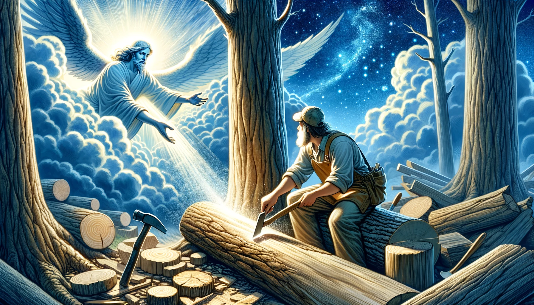 biblical meaning of cutting down a tree