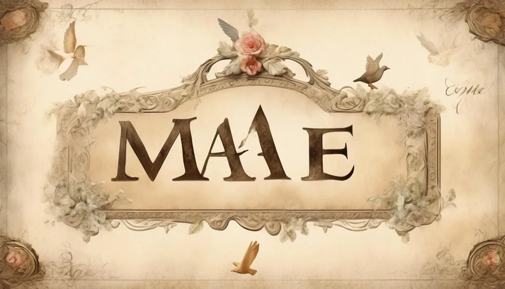 biblical meaning of name mae