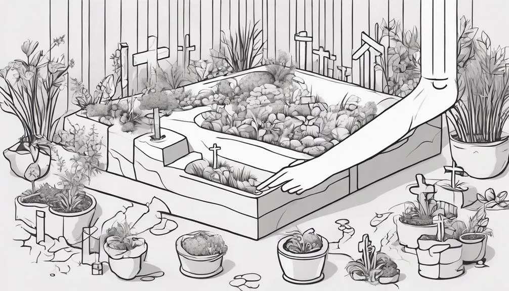 easter themed miniature garden project