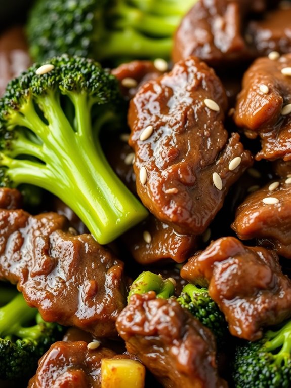 beef and broccoli dish