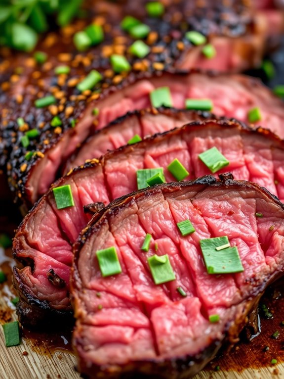 cajun seasoned flat iron steak