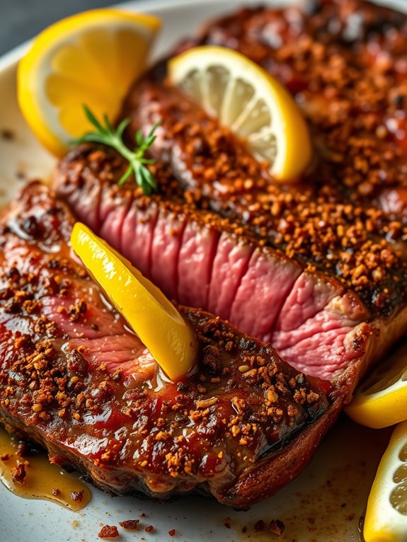 cajun seasoned ribeye steak