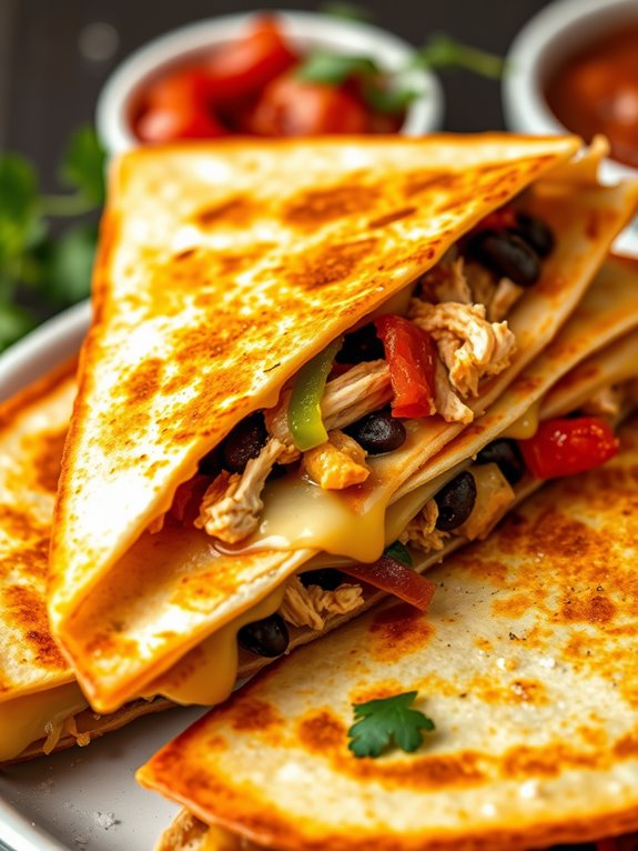 cheesy delicious easy quesadillas