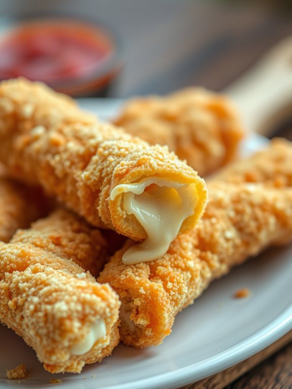 cheesy stretchy mozzarella delight