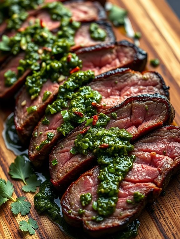 chimichurri seasoned steak recipe