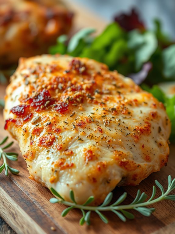 crispy air fried chicken breasts