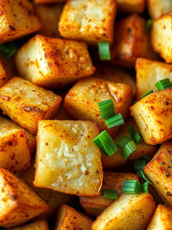 crispy air fried potatoes