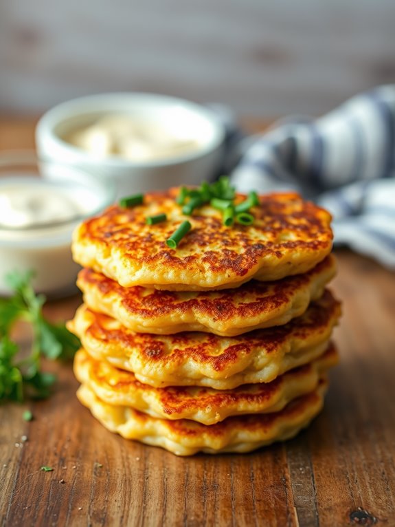 crispy air fryer pancakes