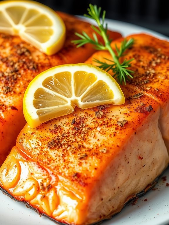 crispy air fryer salmon