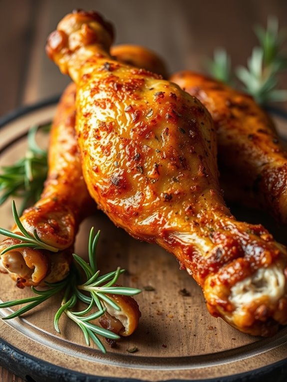 crispy air fryer turkey legs