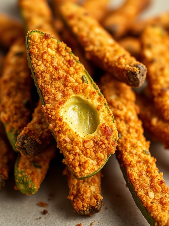 crispy baked avocado slices