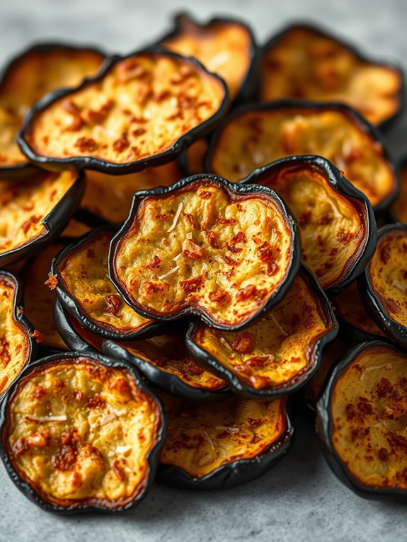 crispy baked vegetable snacks