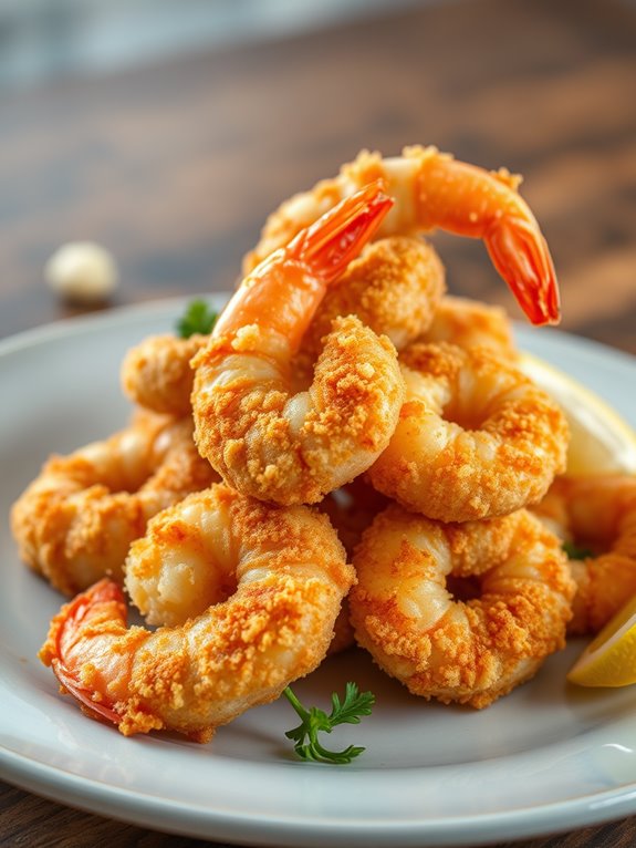 crispy bite sized shrimp snack