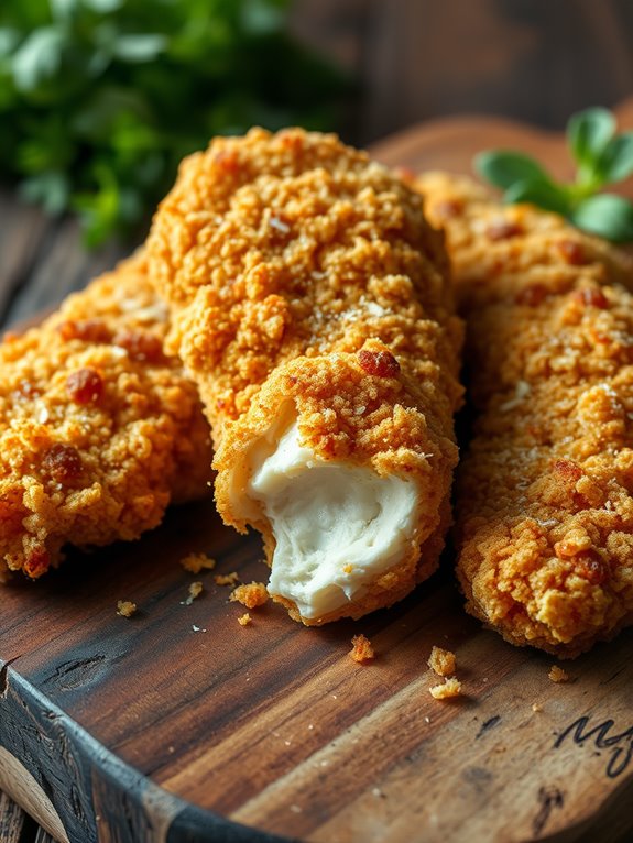 crispy chicken with parmesan