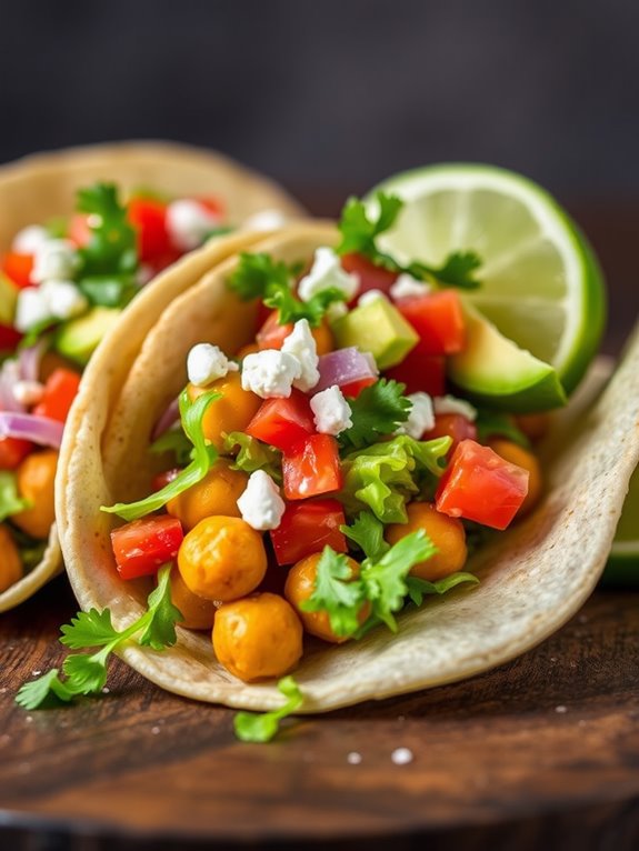 crispy chickpea taco recipe