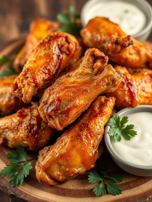 crispy flavorful chicken wings