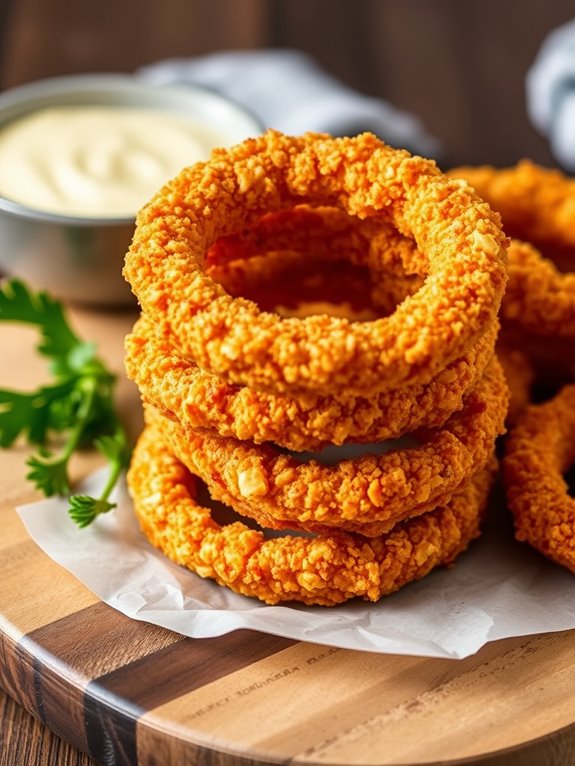 crispy flavorful onion rings