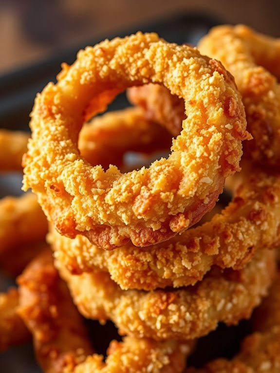 crispy fried onion rings