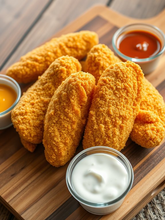 crispy golden chicken strips