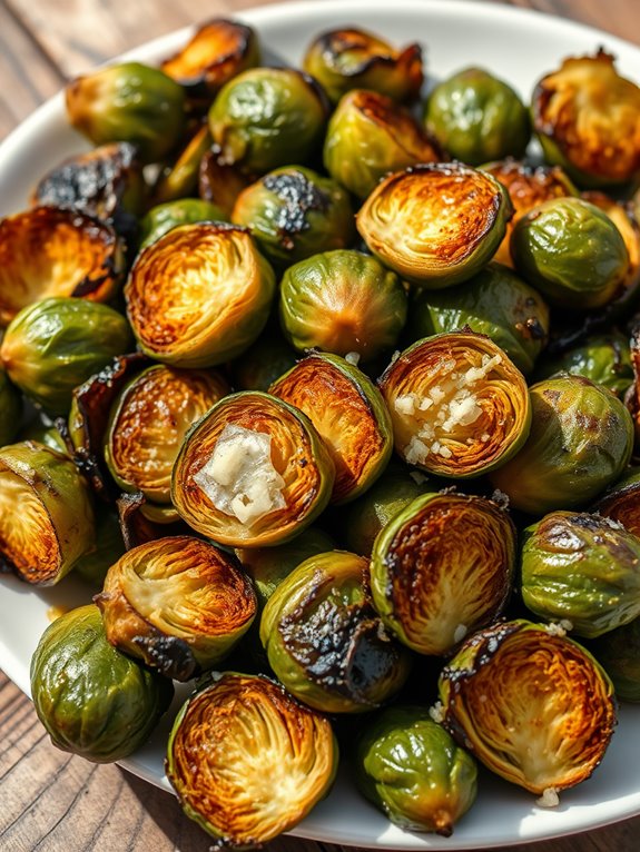 crispy roasted brussels sprouts