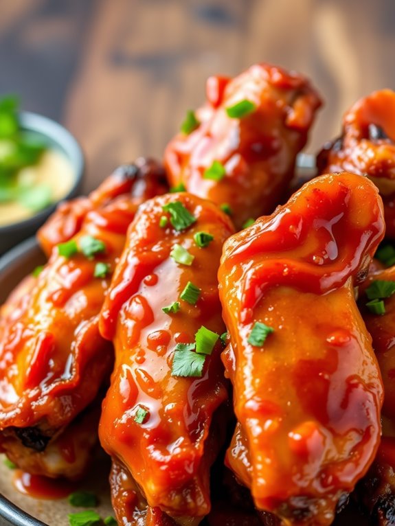 crispy spicy pork wings