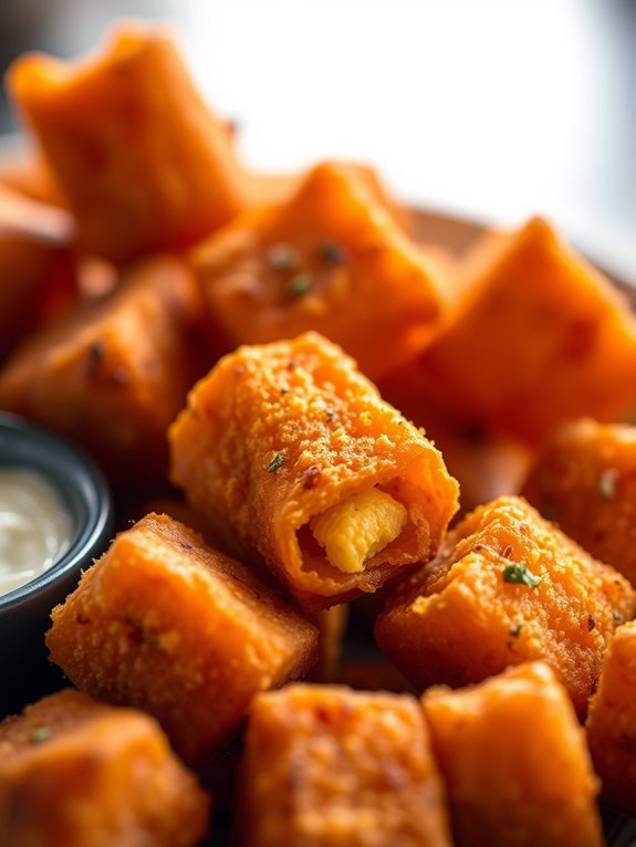 crispy sweet potato bites