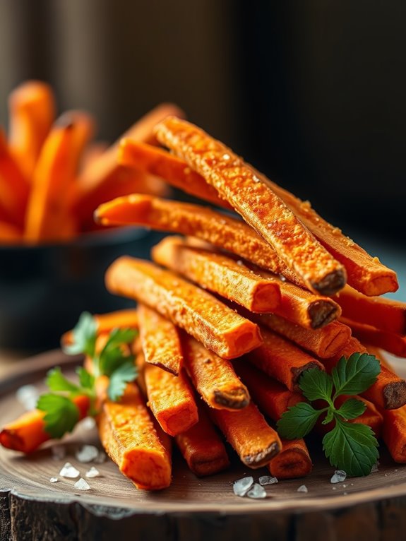 crispy sweet potato fries