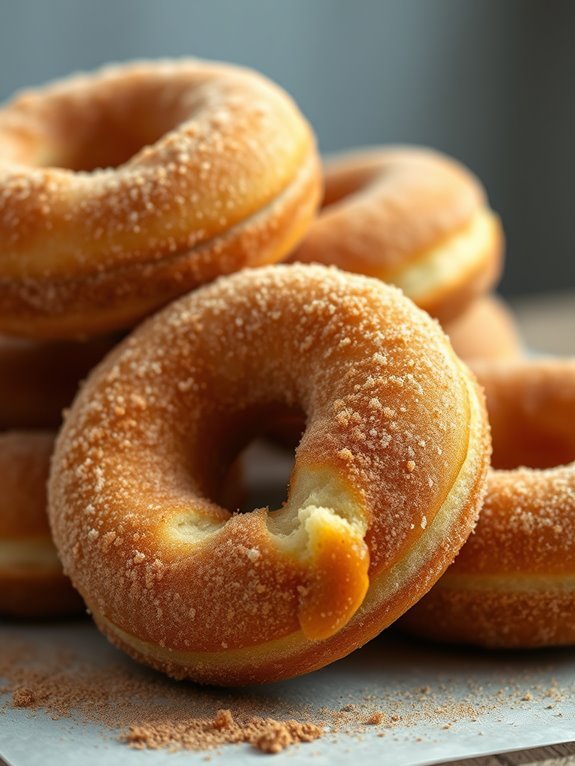 delicious cinnamon sugar donuts