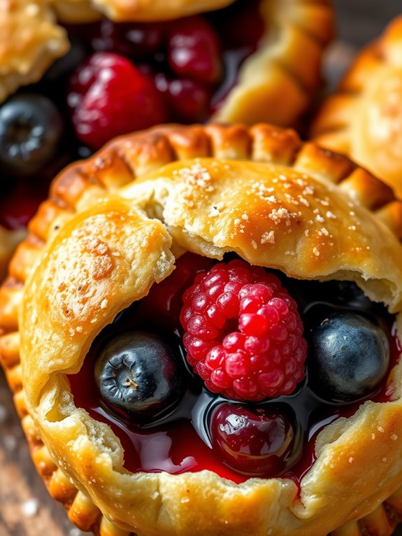 delicious fruit filled pastries