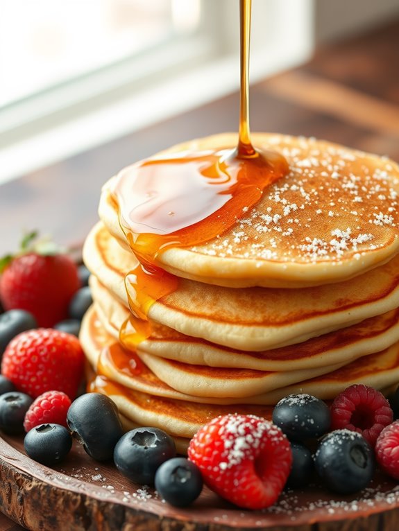 fluffy pancakes made easily