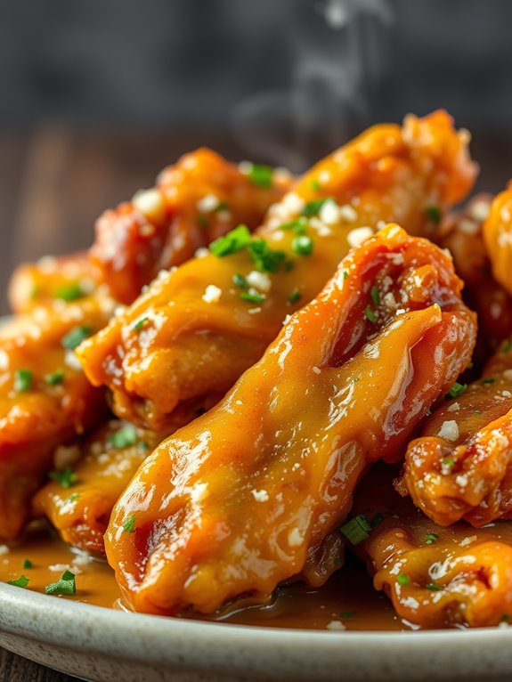 garlic parmesan chicken wings