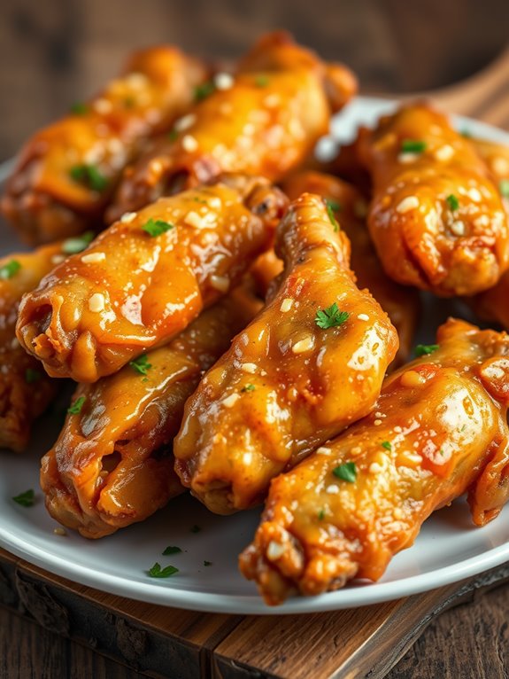 garlic parmesan chicken wings