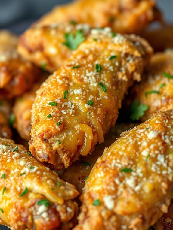 garlic parmesan chicken wings