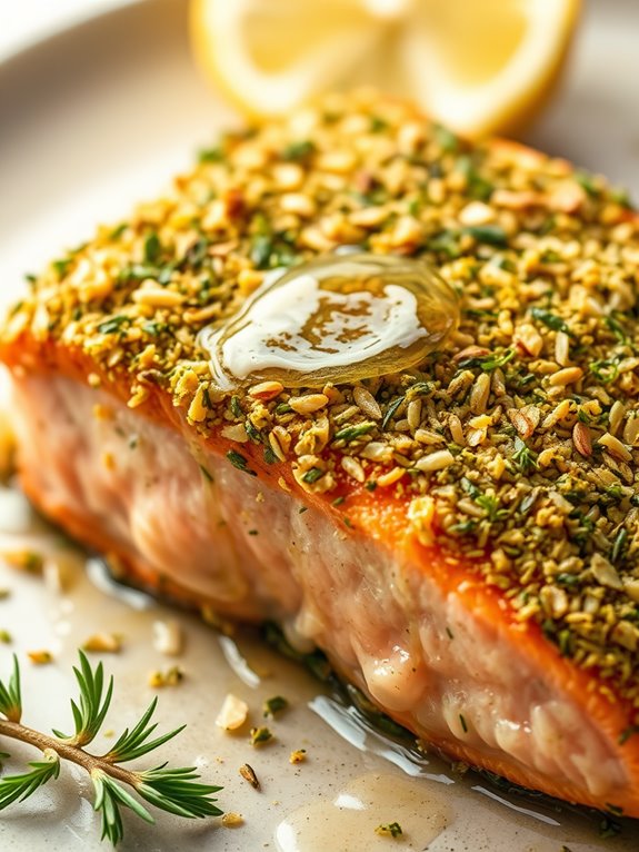 herb crusted salmon recipe