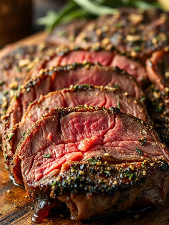 herb crusted steak recipe