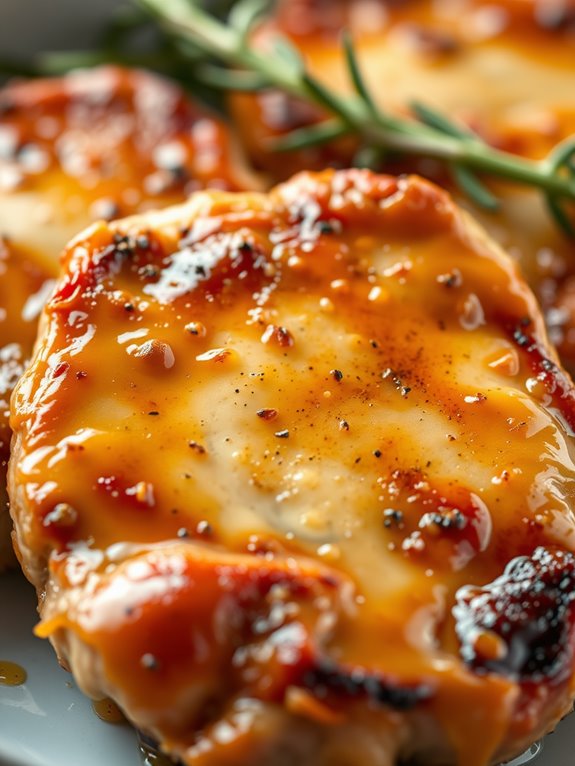 honey mustard glazed pork