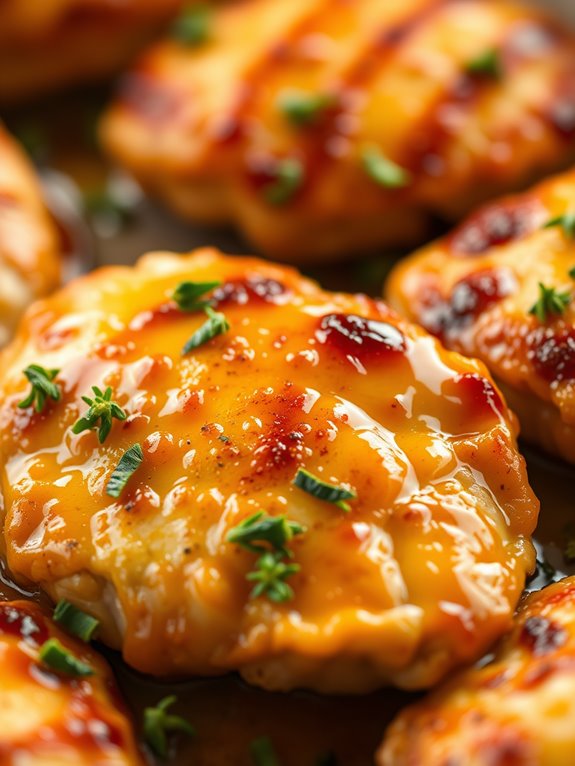 maple flavored chicken medallions