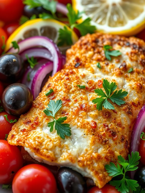 mediterranean inspired tilapia recipe