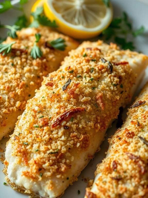 parmesan crusted fish recipe