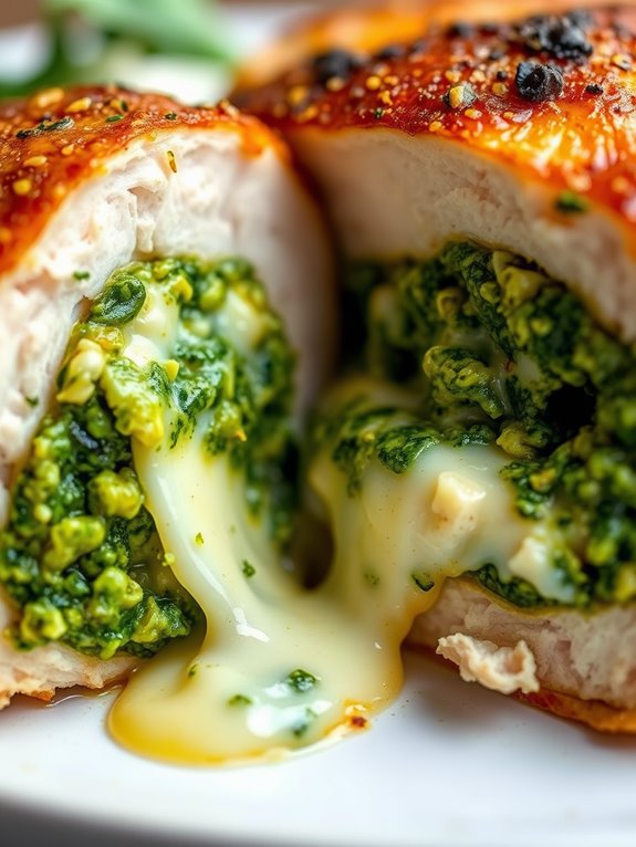 pesto filled chicken breast recipe