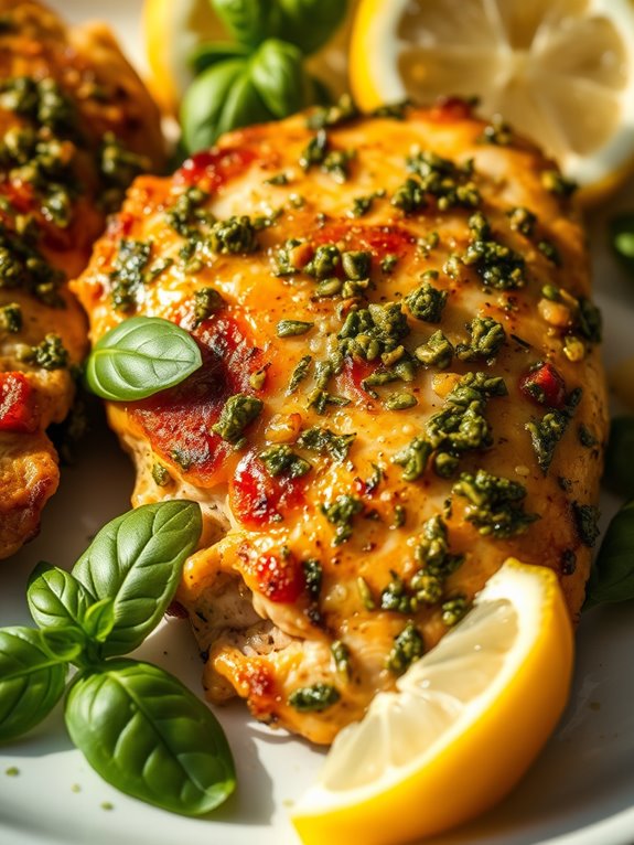 pesto infused chicken recipe