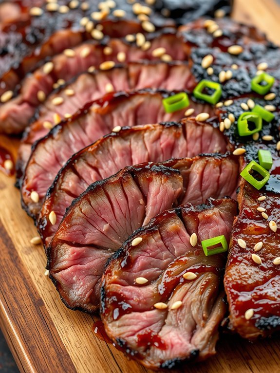 savory marinated flank steak