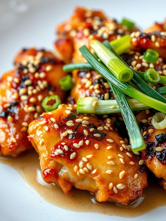 savory sesame ginger chicken