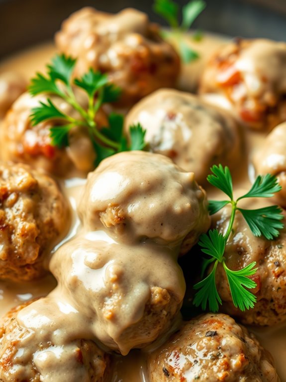 savory swedish meatball recipe