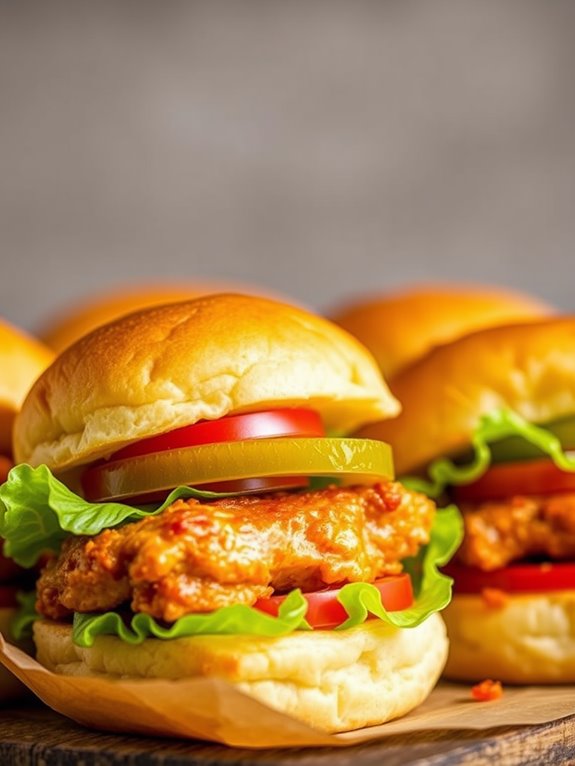 spicy lime chicken sliders