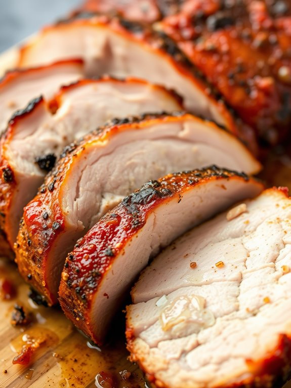 spicy marinated pork loin