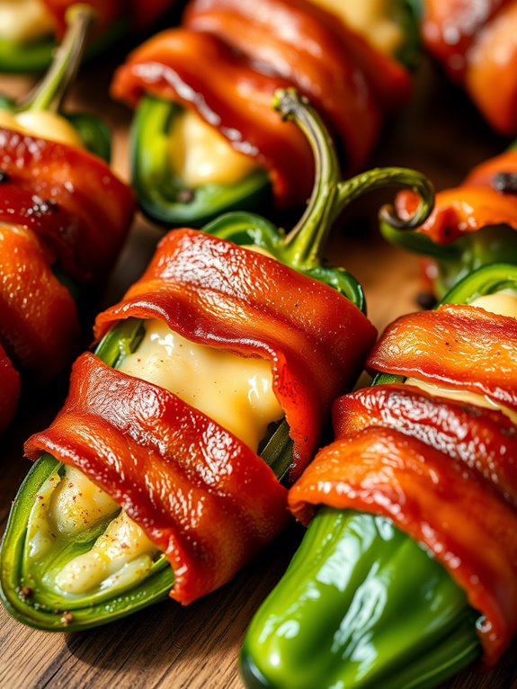 spicy stuffed jalapeno peppers