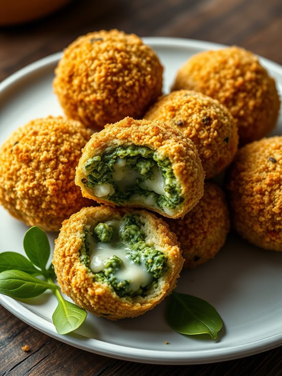 spinach and cheese appetizer