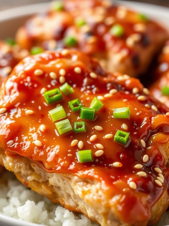 sweet and savory chicken