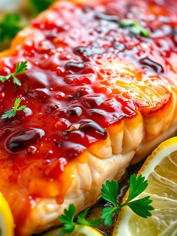 sweet and savory salmon